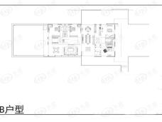 融创桃花源B户型户型图