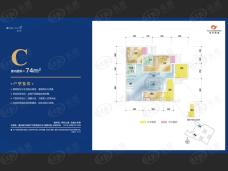 保利观塘5号楼C户型户型图