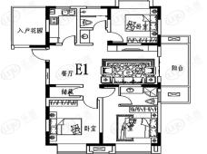 田源新城3室2厅1卫户型图