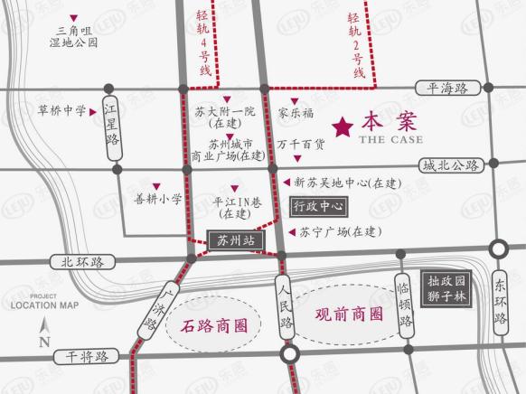 位置交通图