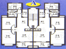 爱法新城一期户型图