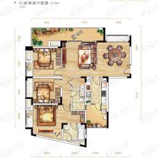 武汉天地B13御江璟城T13-01（2-5F）户型图