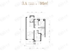 金地朗悦3A户型户型图