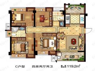 住宅·水晶澜庭A1户型图