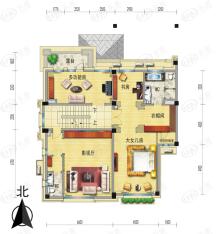 碧桂园龙游湖G216T三层平面图户型图