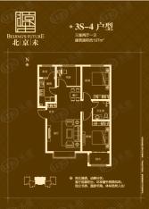 北京未3室2厅1卫户型图