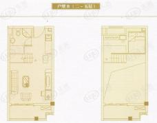 宝龙城市广场2室1厅1卫户型图