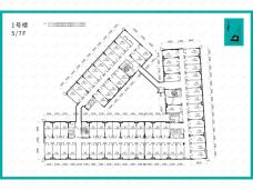 明信晓筑（商业）1号楼5/7F户型户型图
