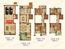 白金湾5室2厅4卫户型图