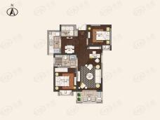 大华斐勒公园2室2厅1卫户型图