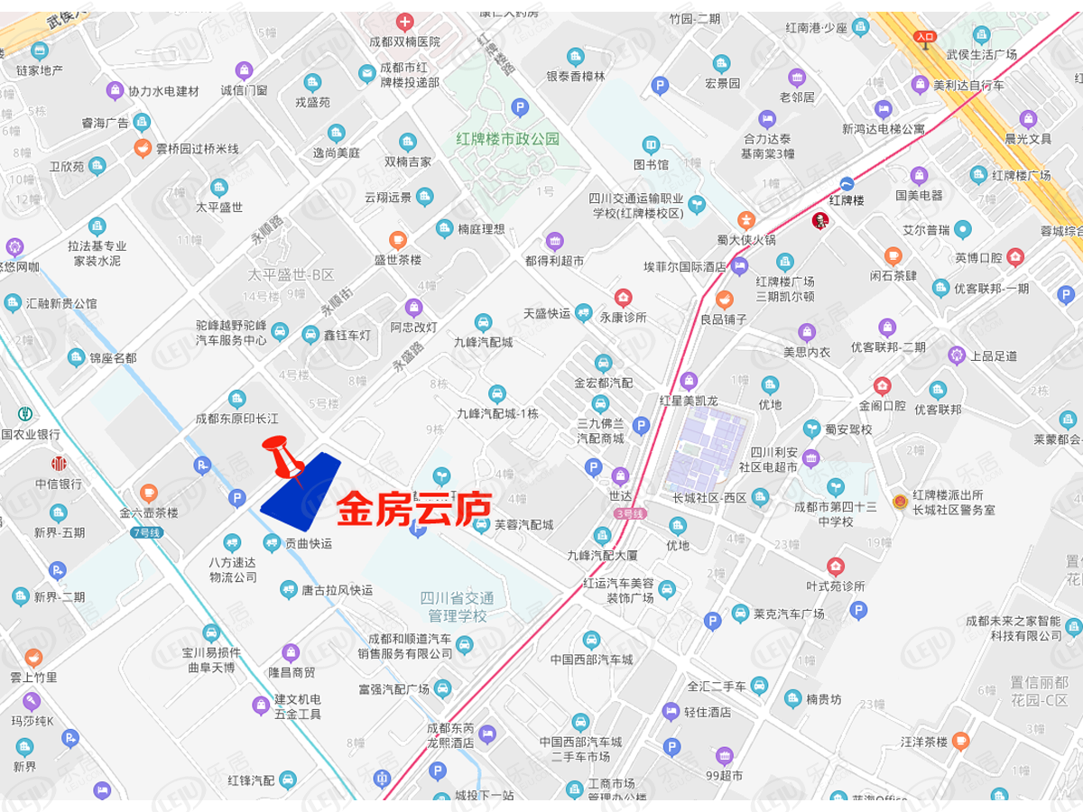 武侯金房云庐 报价公布 约29403元/㎡