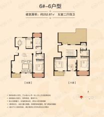 物华国际二期华府6#-6户型户型图