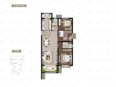 碧桂园·天玺建面约130㎡户型户型图