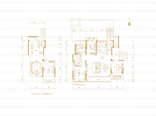 中建观湖珑府4室2厅2卫户型图