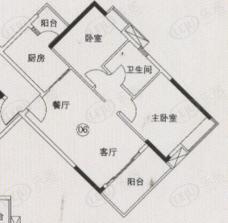 江南新苑F5栋3-17、23-33层06单元户型图
