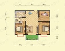 京海湖综合楼B-2户型户型图