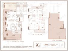 美景永宁府下叠C3边户户型图