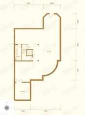 观复国际C2户型建筑面积383平 图为地下户型图户型图