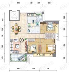 臻汇园19座03单元户型图