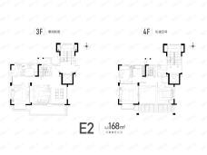 中锐星樾3室2厅3卫户型图