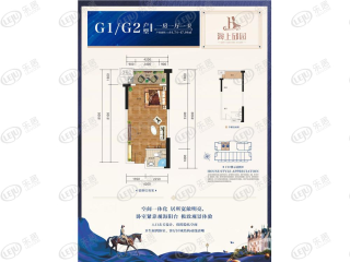 铂悦湾1#楼G1/G2户型户型图