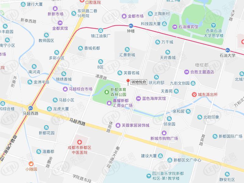 新都领地悦府最新价格来袭，约11399-13429元/㎡，户型面积92.37~139.55㎡