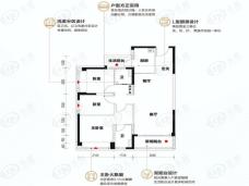 碧桂园龙熹山温馨实用三房户型图