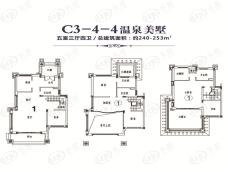 恩平恒大泉都5室3厅4卫户型图