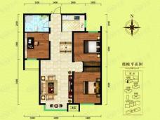 奥林1号3室2厅1卫户型图