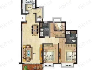 六安恒大翡翠华庭户型图 房型图 平面图 小区楼盘户型大全 六安乐居