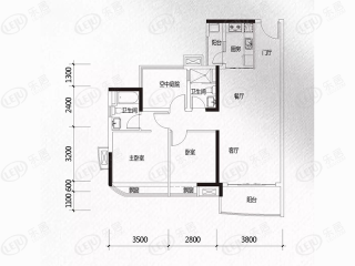 新中源国际商务公寓93-95㎡户型图户型图