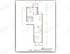 红海湾皇家海岸二居室户型图