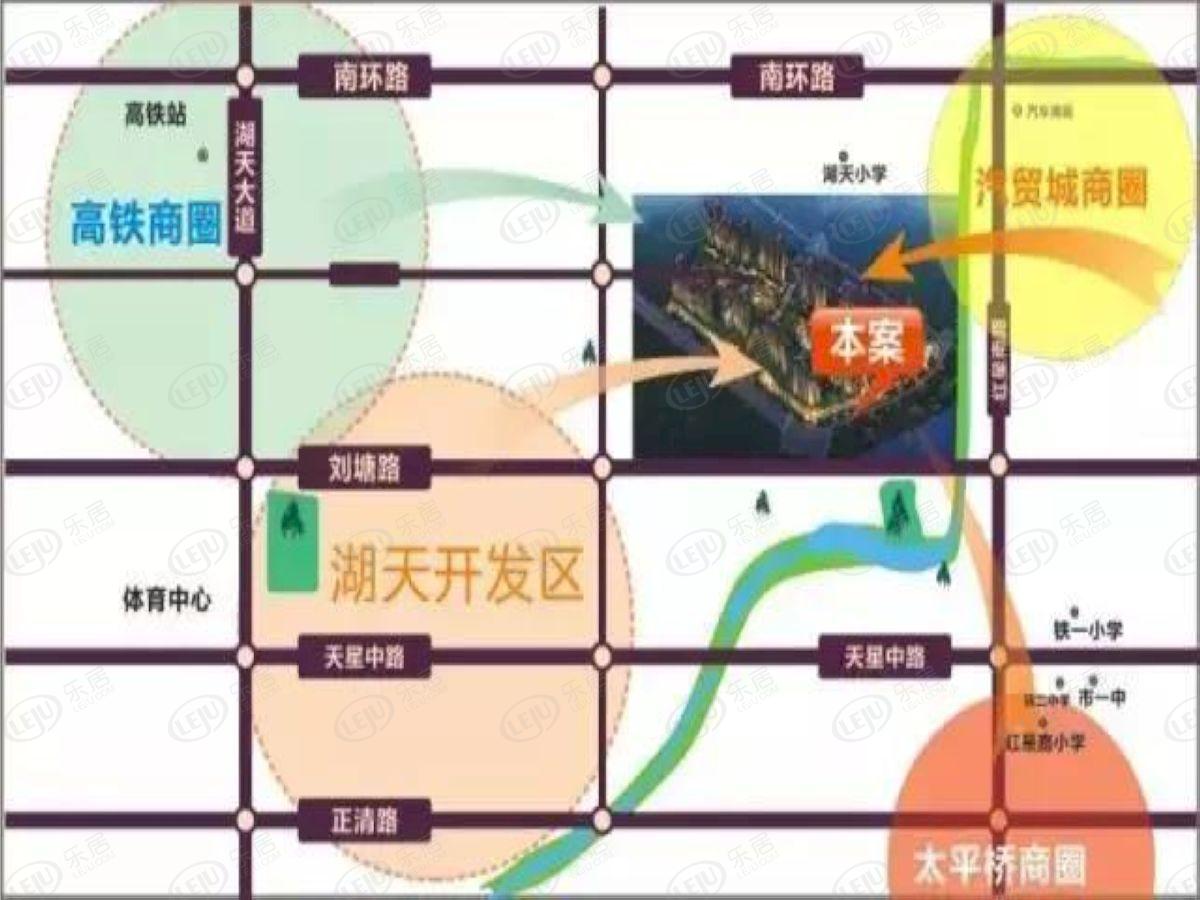 最全户型一览！鹤城鹤洲印象四居室,三居室,二居室约5300元/㎡