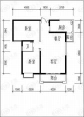 曲江观山悦4室2厅2卫1厨户型图