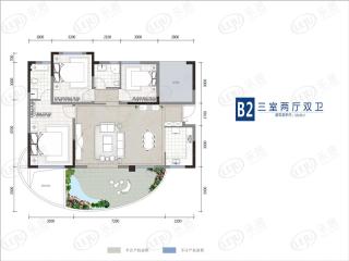 贤达·锦绣御府B2户型图