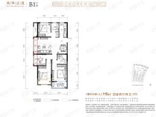 融创西山宸院4室2厅2卫户型图