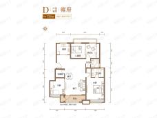 蓝光•雍锦锦汇3室2厅2卫户型图