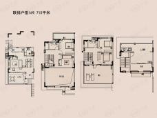 万科大樟溪岸4室3厅3卫户型图