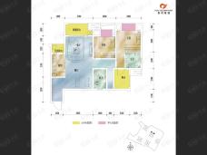 保利观塘6号楼高层H户型户型图