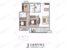 昌建峰璟平顶山昌建峰璟J户型户型图