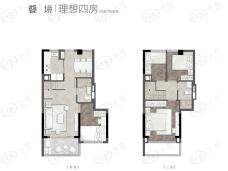 万科未来森林4室2厅2卫户型图