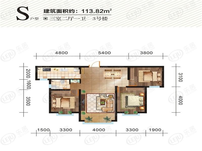 新市绿谷春天户型图曝光 均价约9800元/㎡