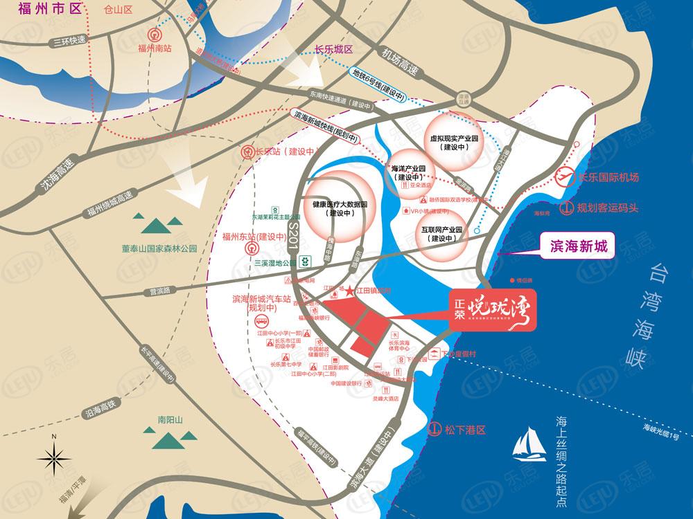 长乐正荣悦珑湾最新价格来袭，约10486元/㎡，户型面积83~130㎡