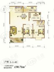 天伦御城龙脉2号楼户型户型图