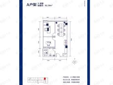 华南城华创里2室1厅1卫户型图