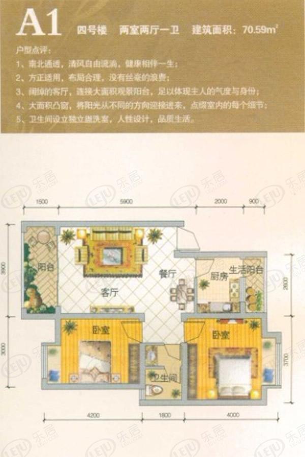 逸景华庭户型图曝光  是不是你心中的主力楼盘