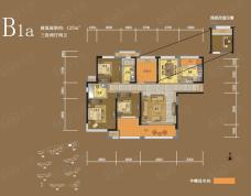 南山雍江汇B1a户型户型图