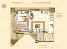 名悦公馆M2-01户型图