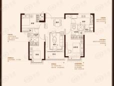 恒大帝景3室2厅2卫户型图