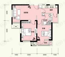 滨海欣嘉园6B户型户型图